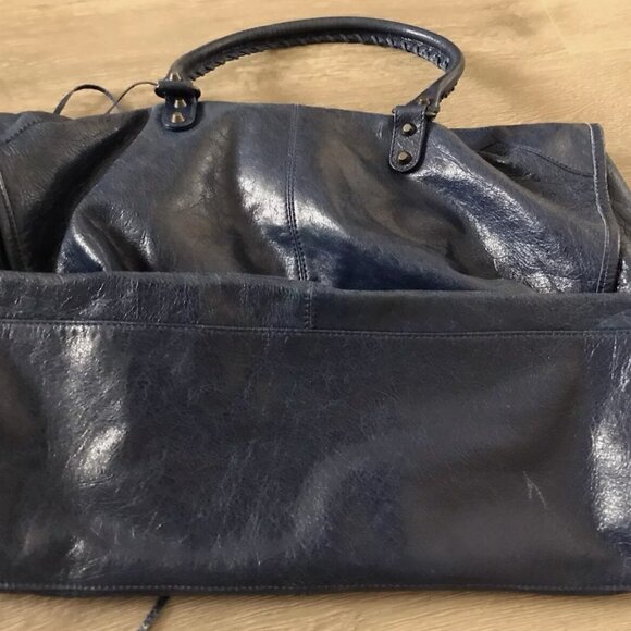 Balenciaga Leather Motocross Classic Weekender - Picture 2 of 10